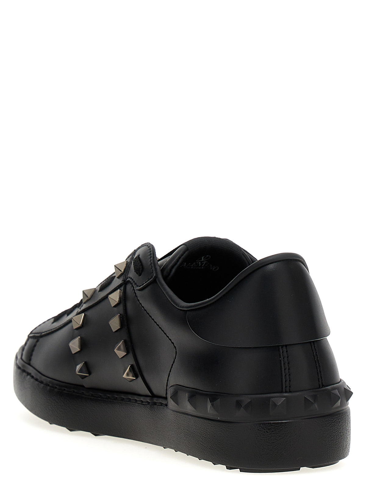 Baskets basses Valentino Garavani en cuir de veau noir