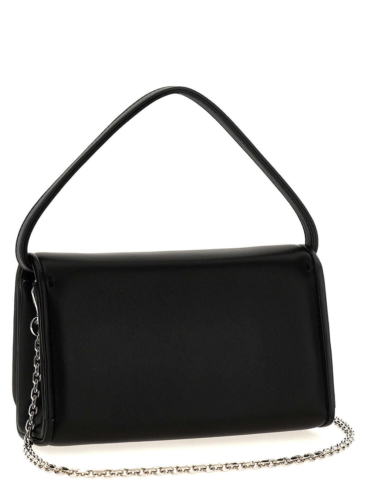 Roger Vivier Pilgrim Micro Black Lamb Leather Handbag