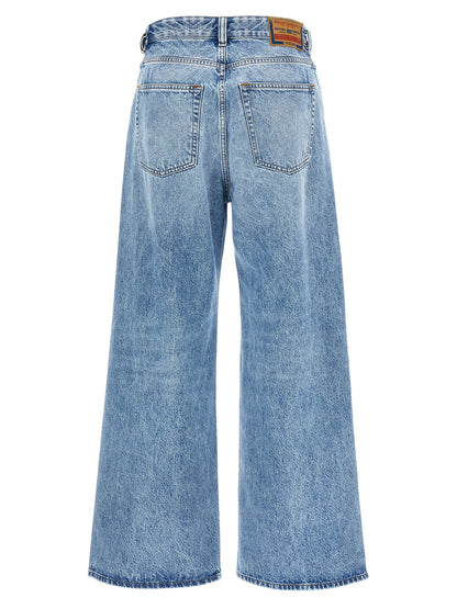 Diesel Blue Cotton Jeans Denim