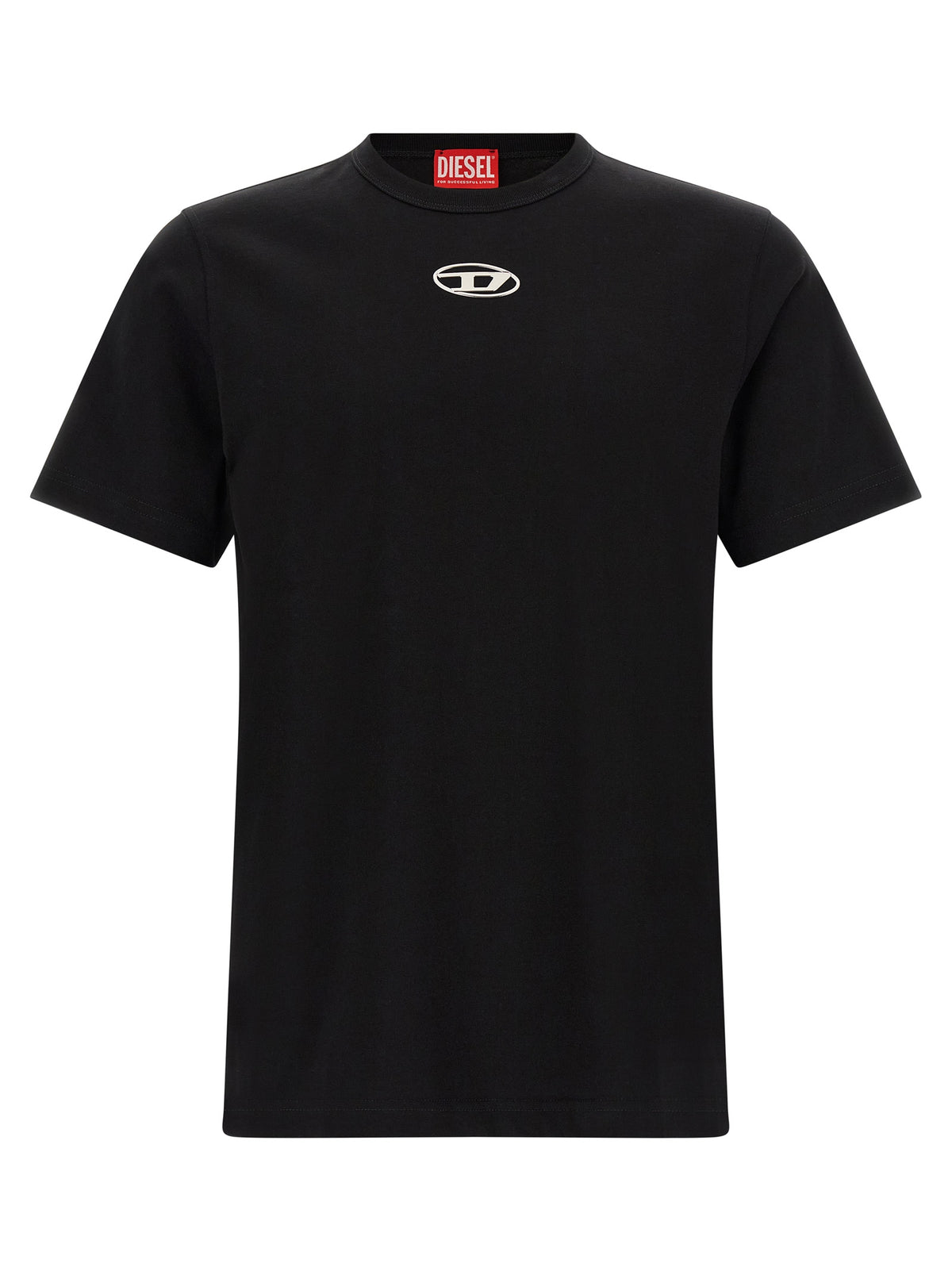 Diesel Black Cotton T-Adjust-Od T-Shirt for Men