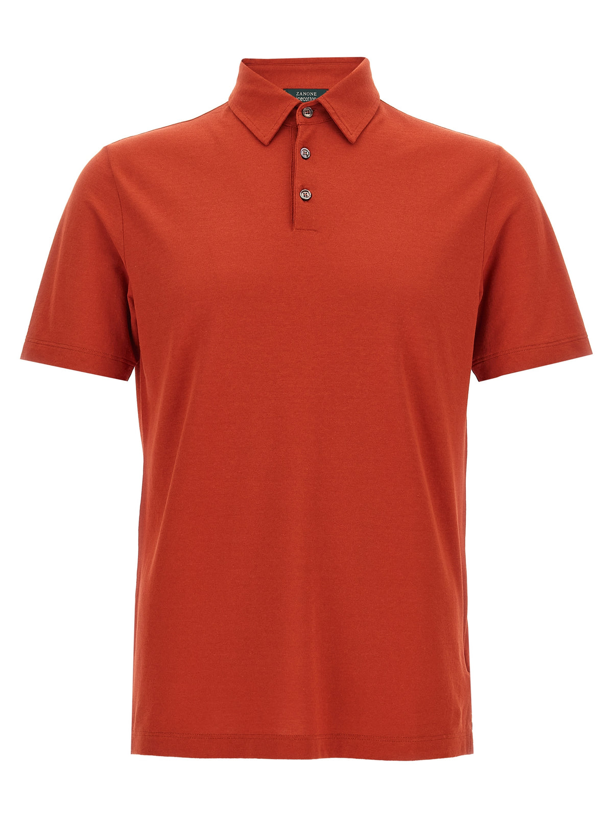 Polo ZANONE en coton orange