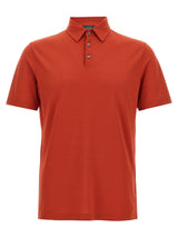Polo ZANONE en coton orange