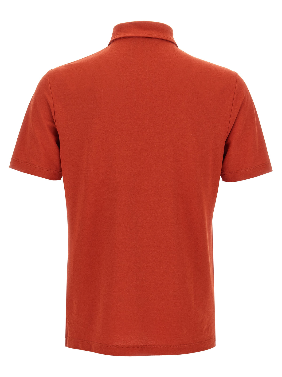 Polo ZANONE en coton orange
