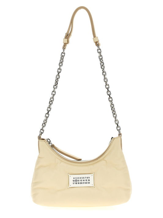 Sac bandoulière Maison Margiela en cuir d'agneau blanc