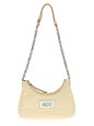 Maison Margiela White Lamb Leather Shoulder Bag