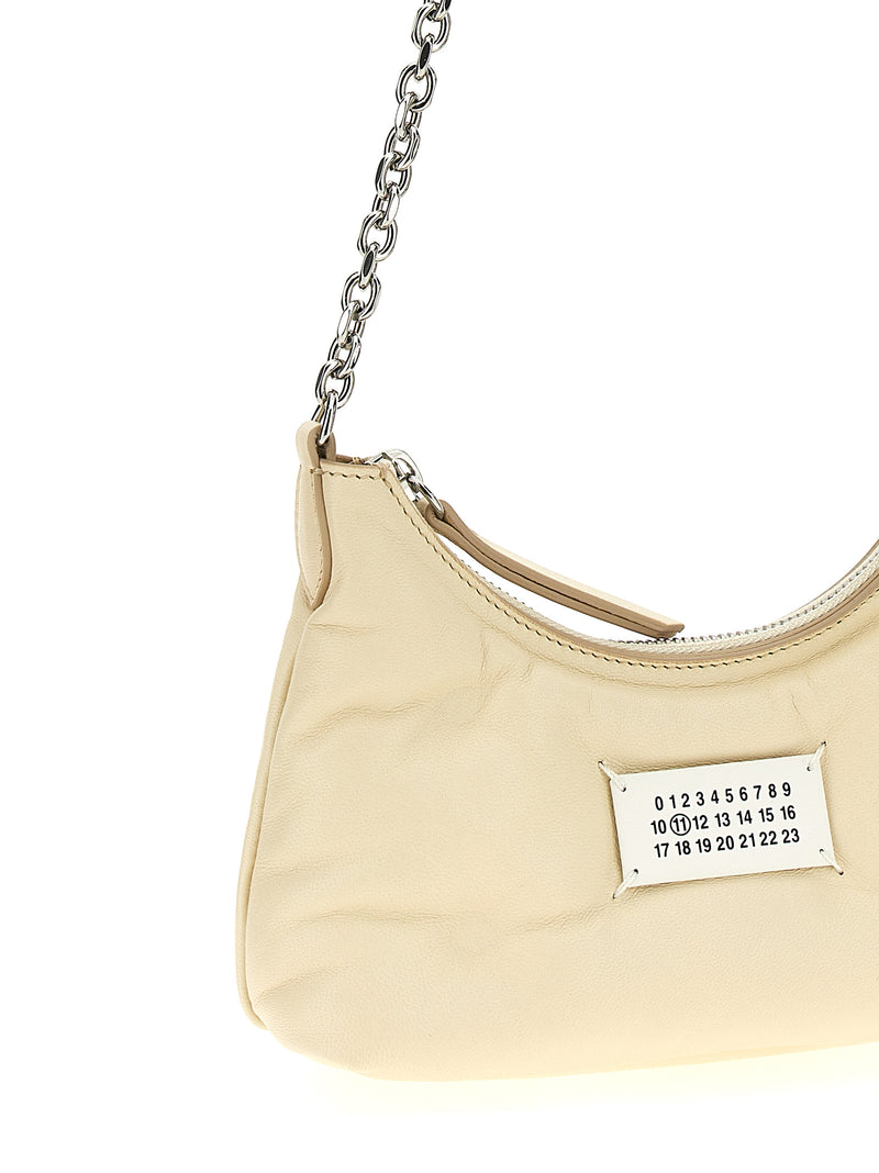 Sac bandoulière Maison Margiela en cuir d'agneau blanc