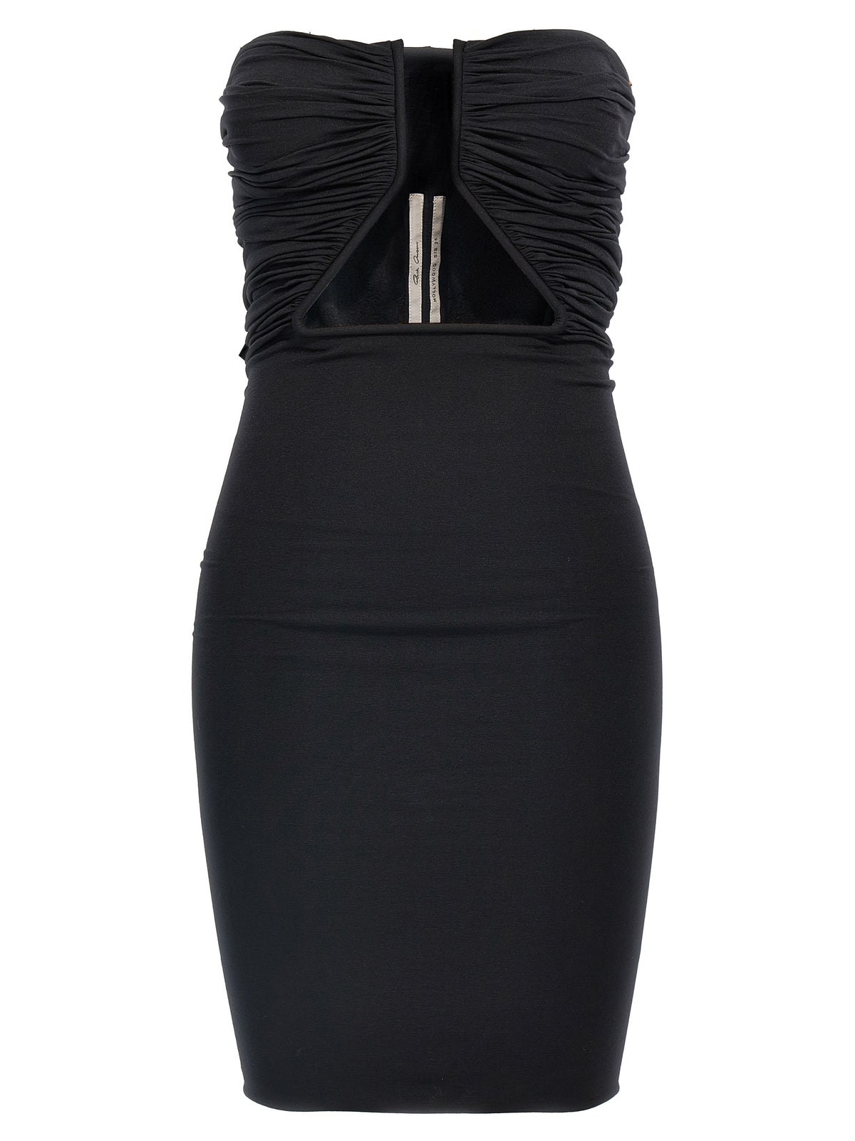 Rick Owens Black Nylon Short Dress - Prong Mini Dress