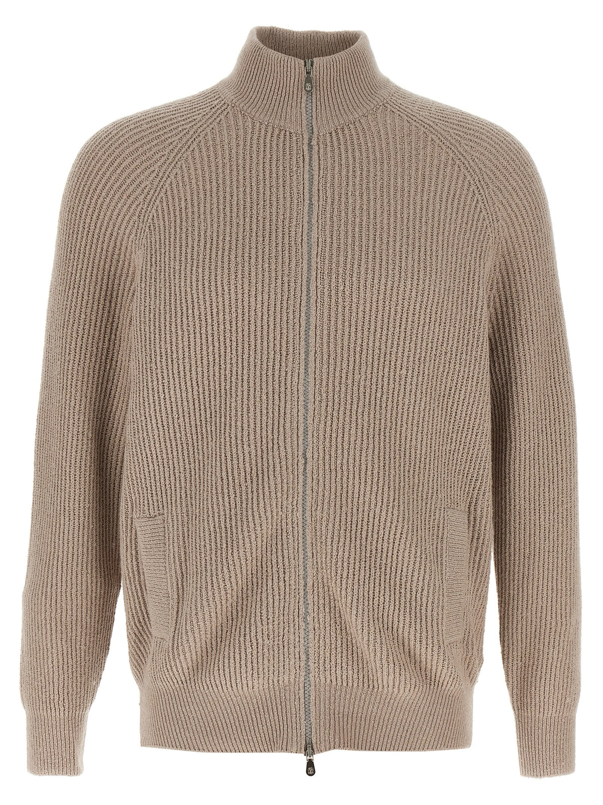 Brunello Cucinelli Beige Cotton Cardigan for Men