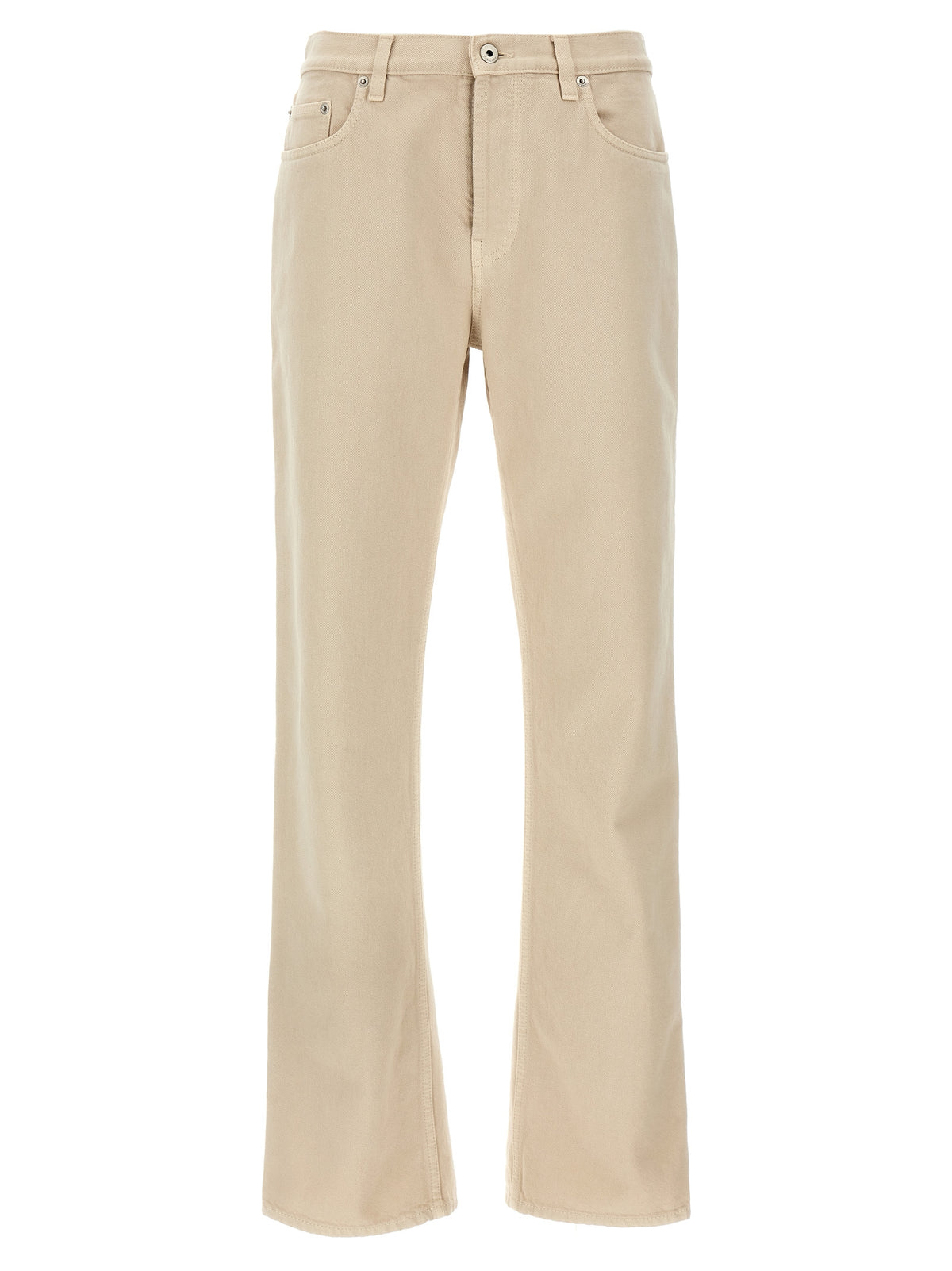 Burberry Beige Cotton Casual Pants