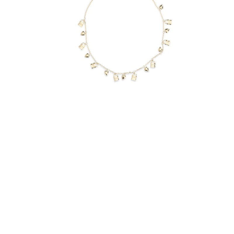 Collier Chloé en laiton doré