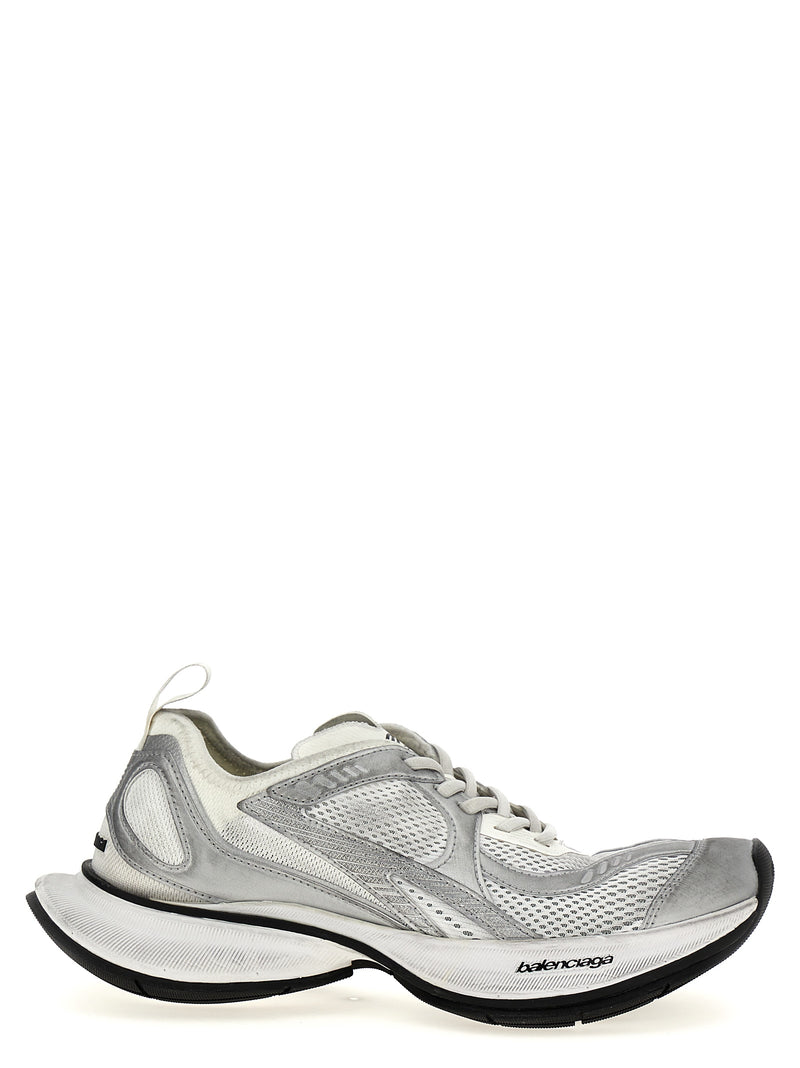 Baskets de sport Balenciaga grises en polyester