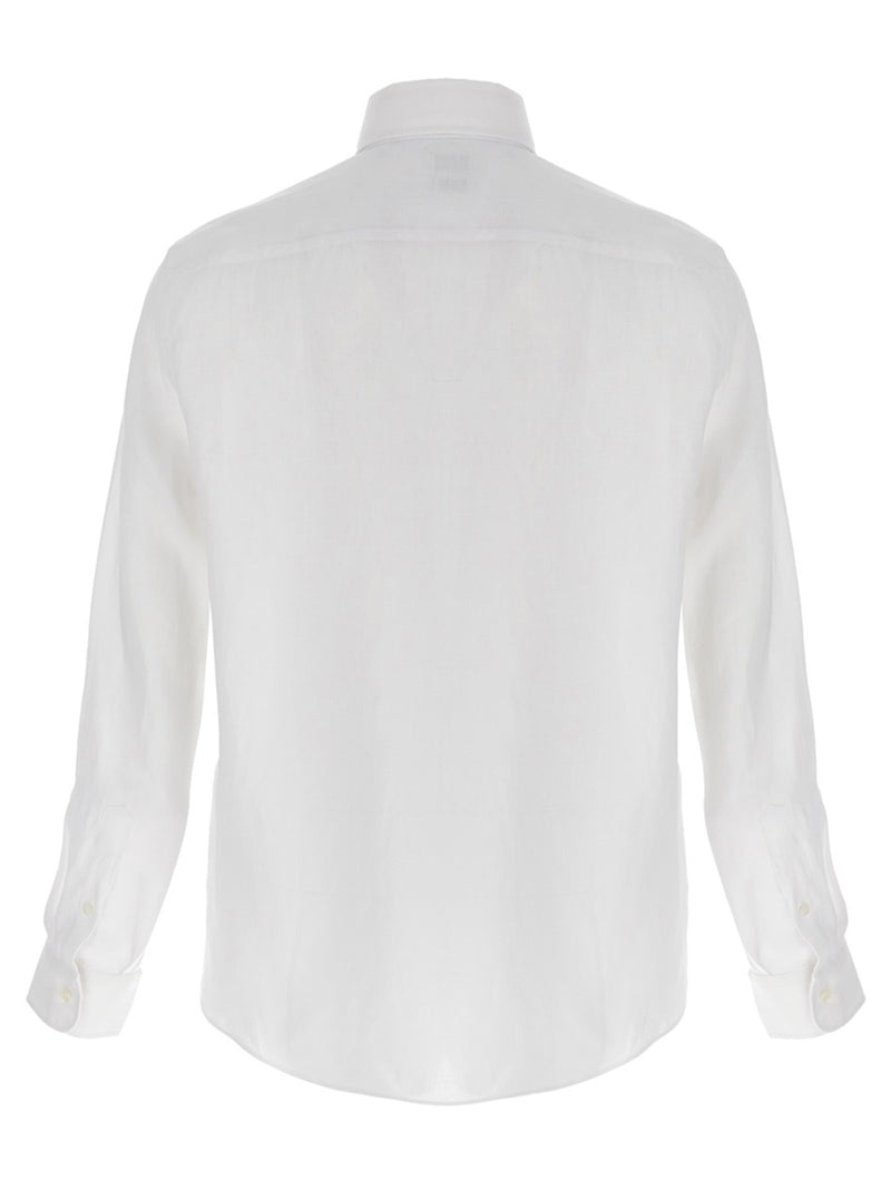 Brunello Cucinelli White Linen Blouse