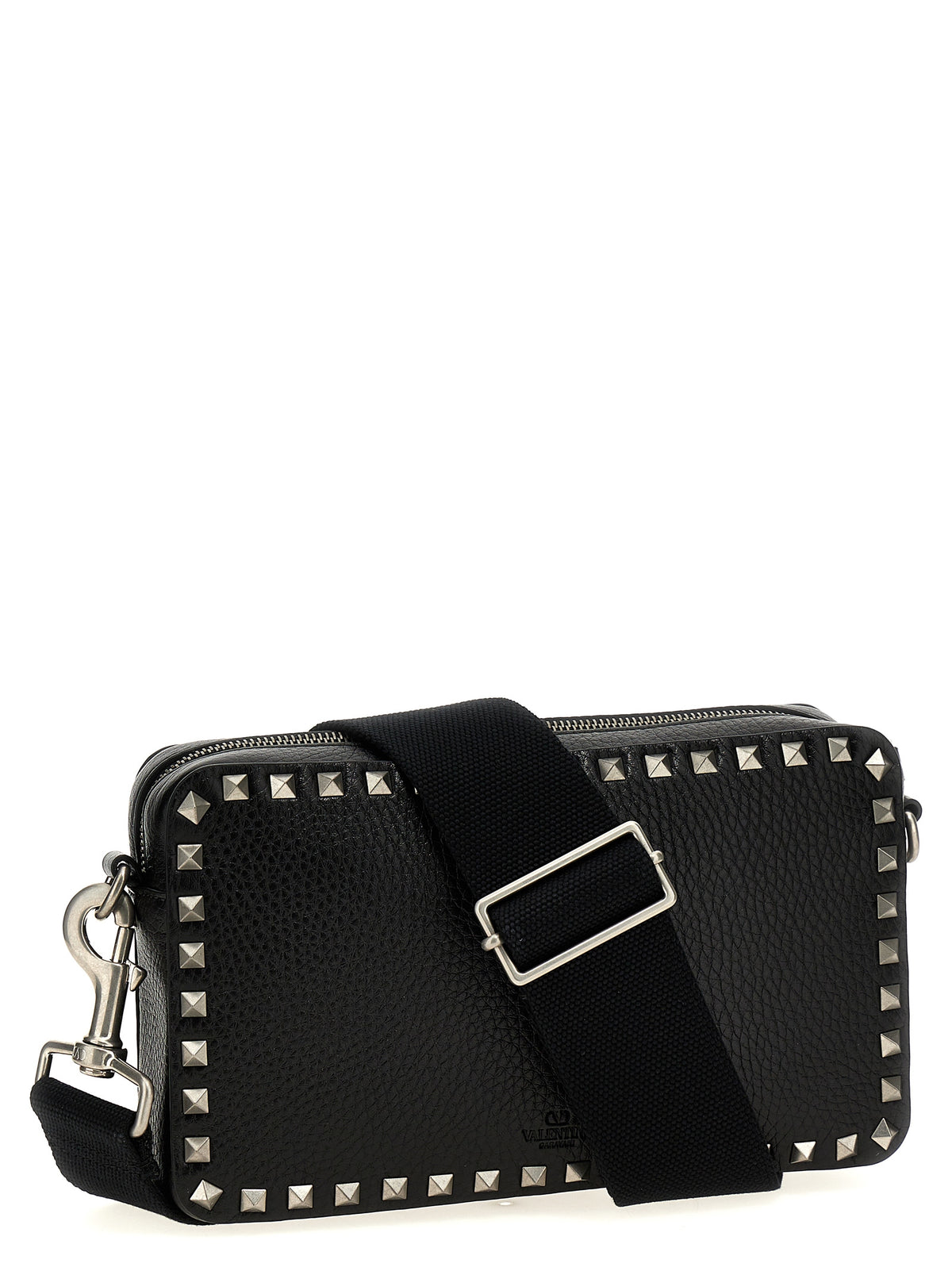 Valentino Garavani Black Calfskin Crossbody Bag