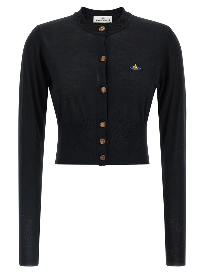 Cardigan en laine noir Vivienne Westwood