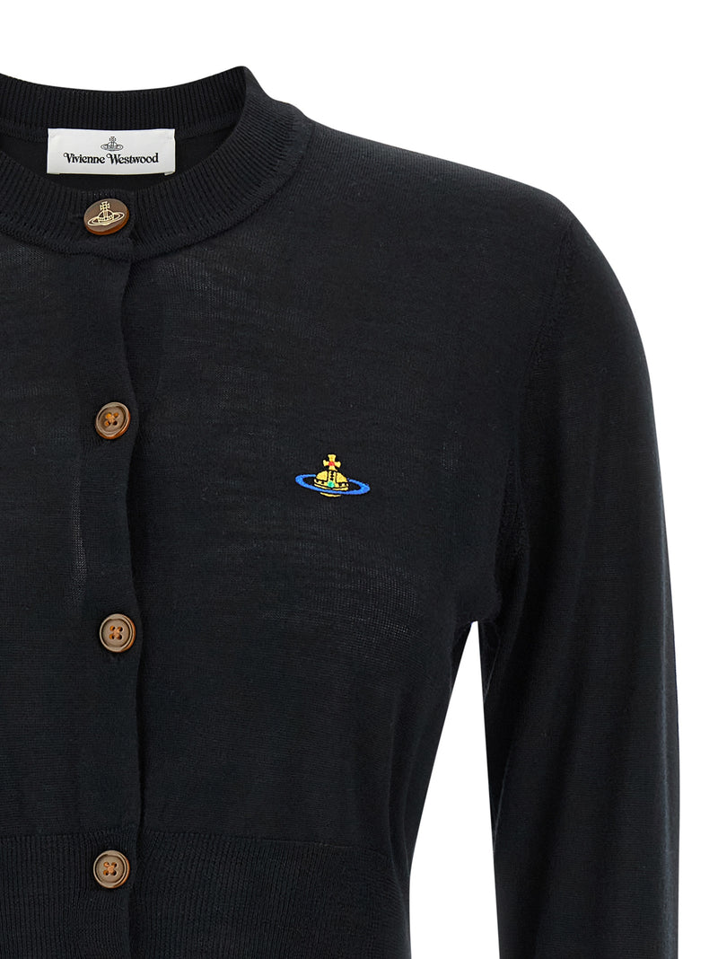 Cardigan en laine noir Vivienne Westwood