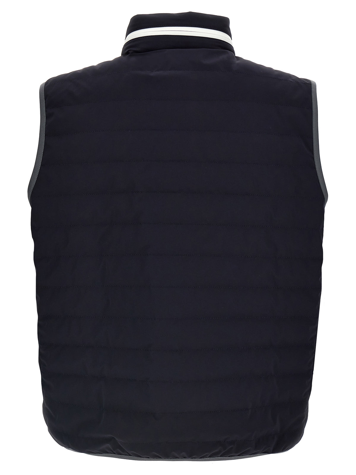 Brunello Cucinelli Blue Polyamide Coat - Modern Luxury Outerwear