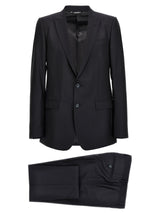 Dolce & Gabbana Blue Virgin Wool Two-Piece Suit - Martini