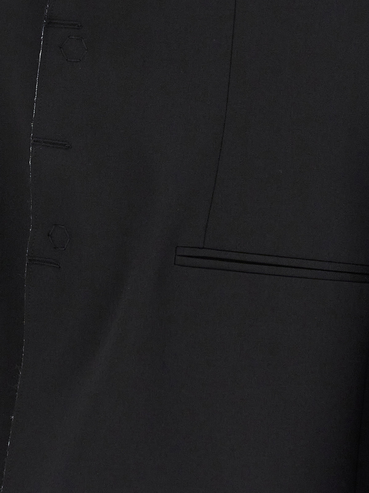 MM6 Maison Margiela Blazer noir en polyester