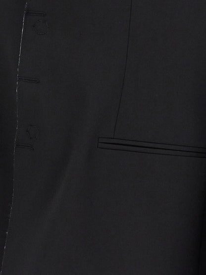 MM6 Maison Margiela Black Polyester Blazer