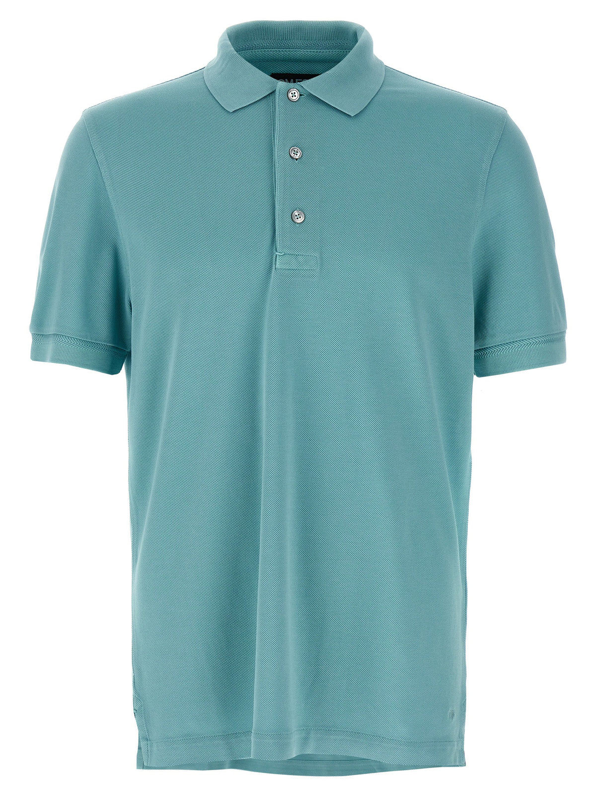 Tom Ford Blue Cotton Piqué Polo Shirt for Men