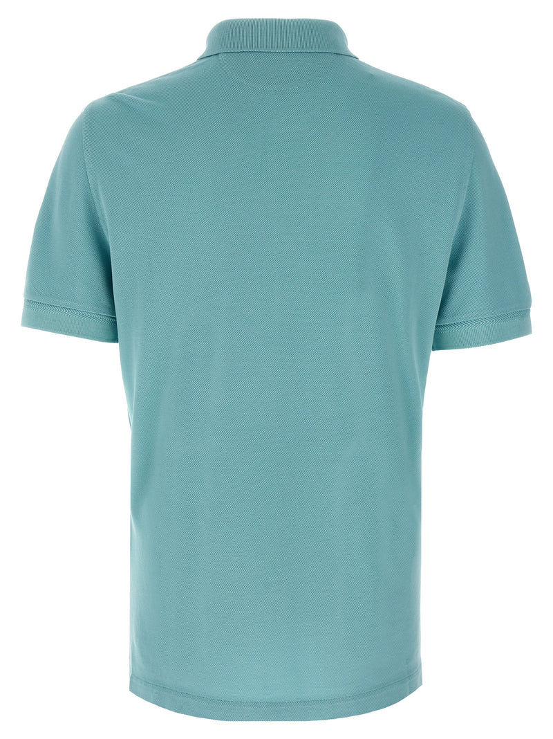 Tom Ford Blue Cotton Piqué Polo Shirt for Men