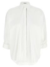 Brunello Cucinelli Blouse en Coton Blanc