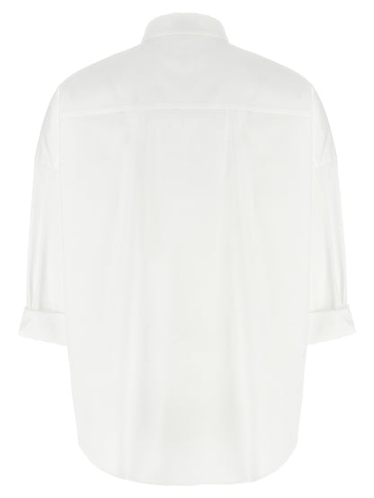 Brunello Cucinelli White Cotton Blouse