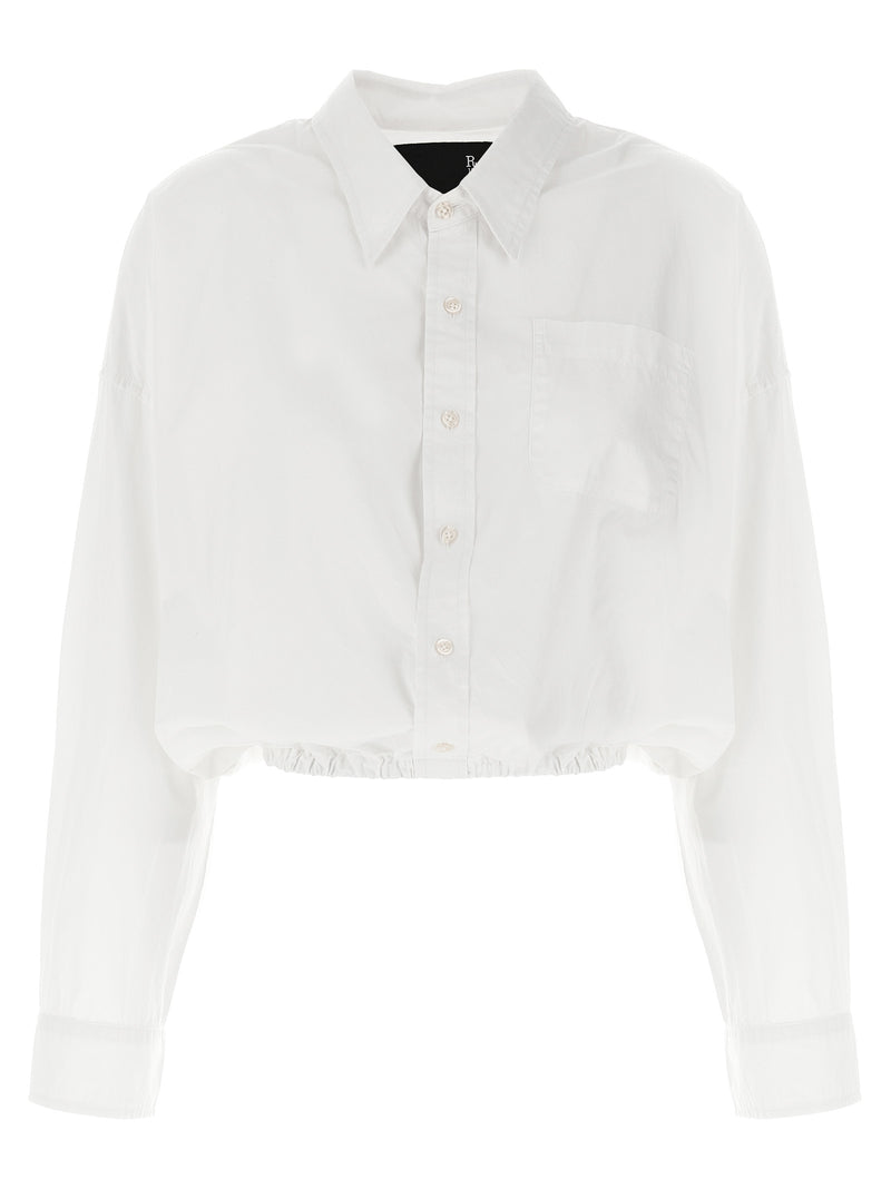 R13 White Cotton Blouse