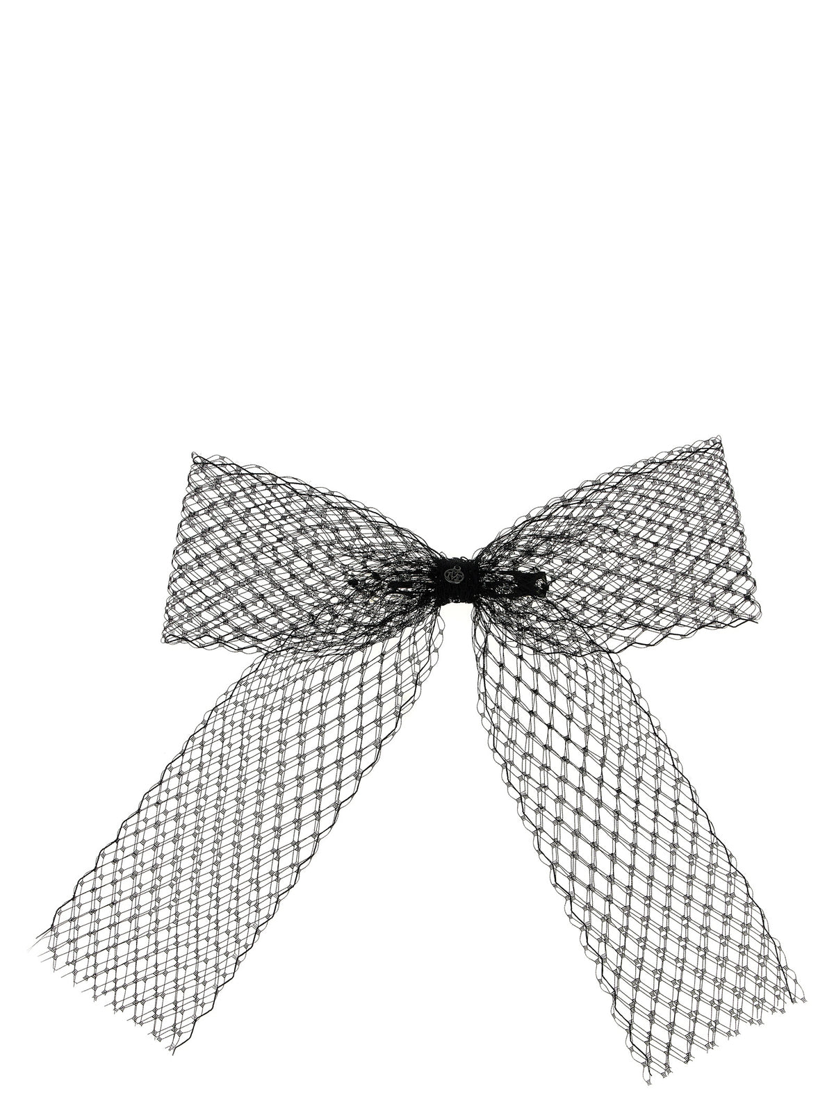 Maison Michel Black Polyester Hair Clip