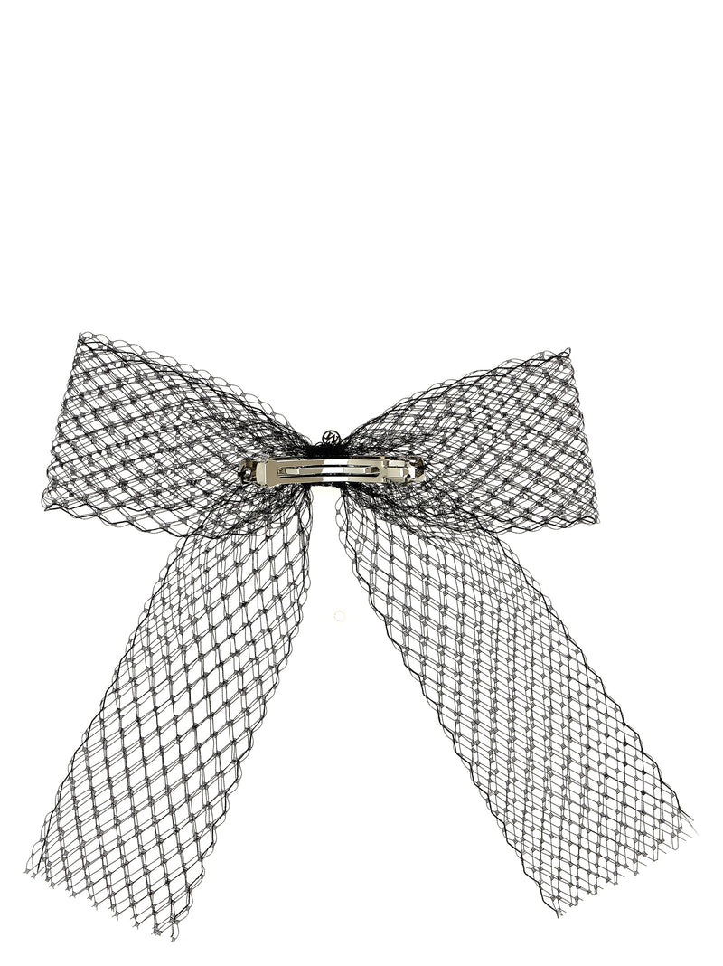 Maison Michel Aya Black Polyester Hair Clip