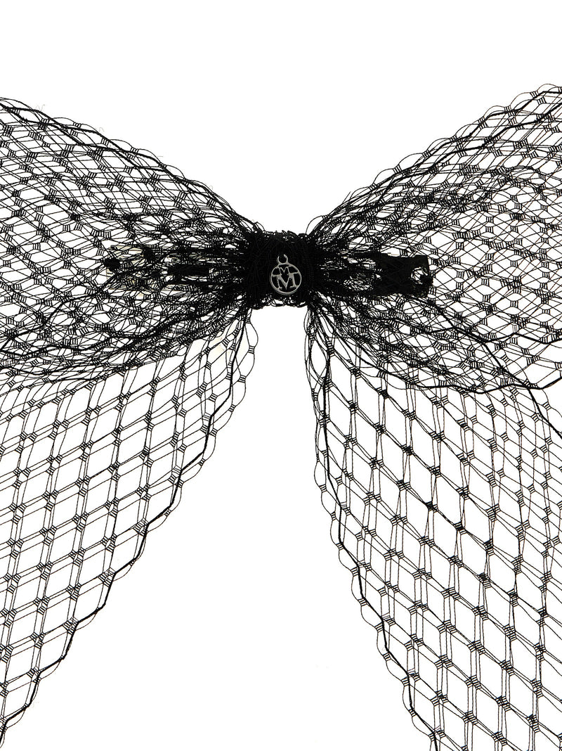 Maison Michel Aya Black Polyester Hair Clip