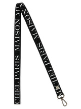 Maison Michel Bicolor Cotton Keychain