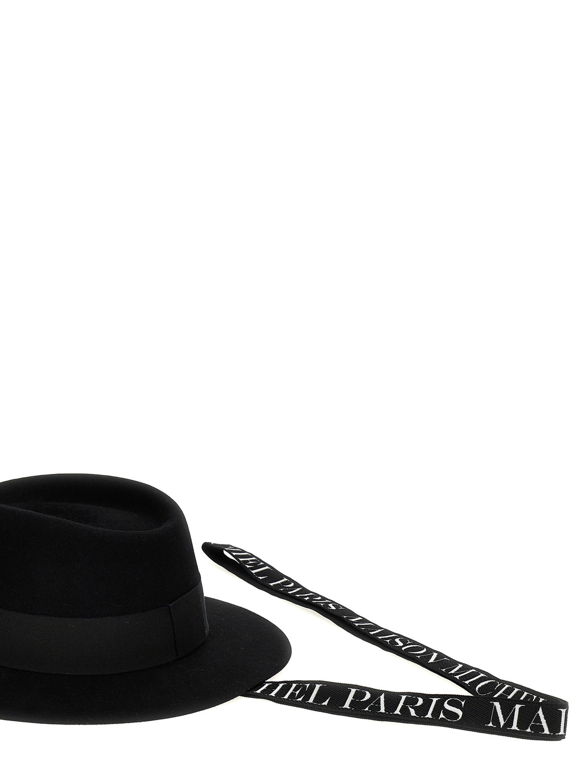 Maison Michel Bicolor Cotton Keychain
