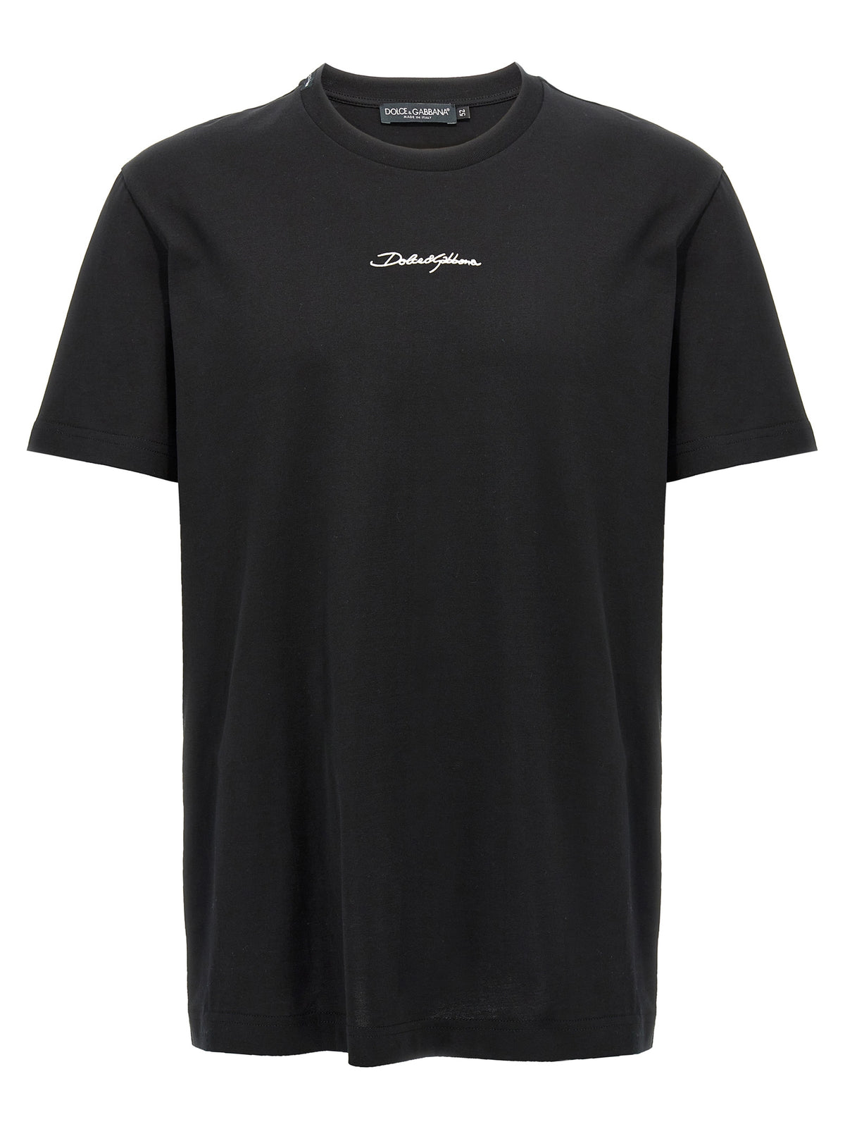 T-shirt en coton noir Dolce &amp; Gabbana