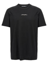 T-shirt en coton noir Dolce &amp; Gabbana