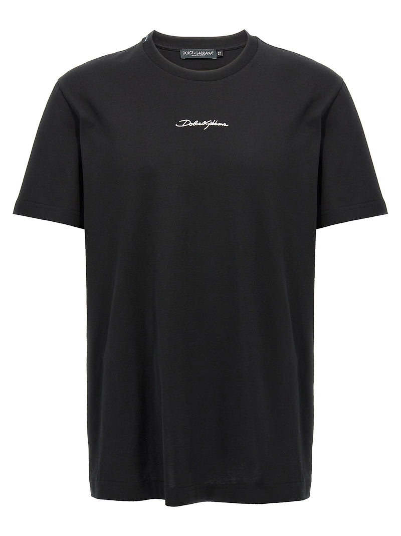 T-shirt en coton noir Dolce &amp; Gabbana