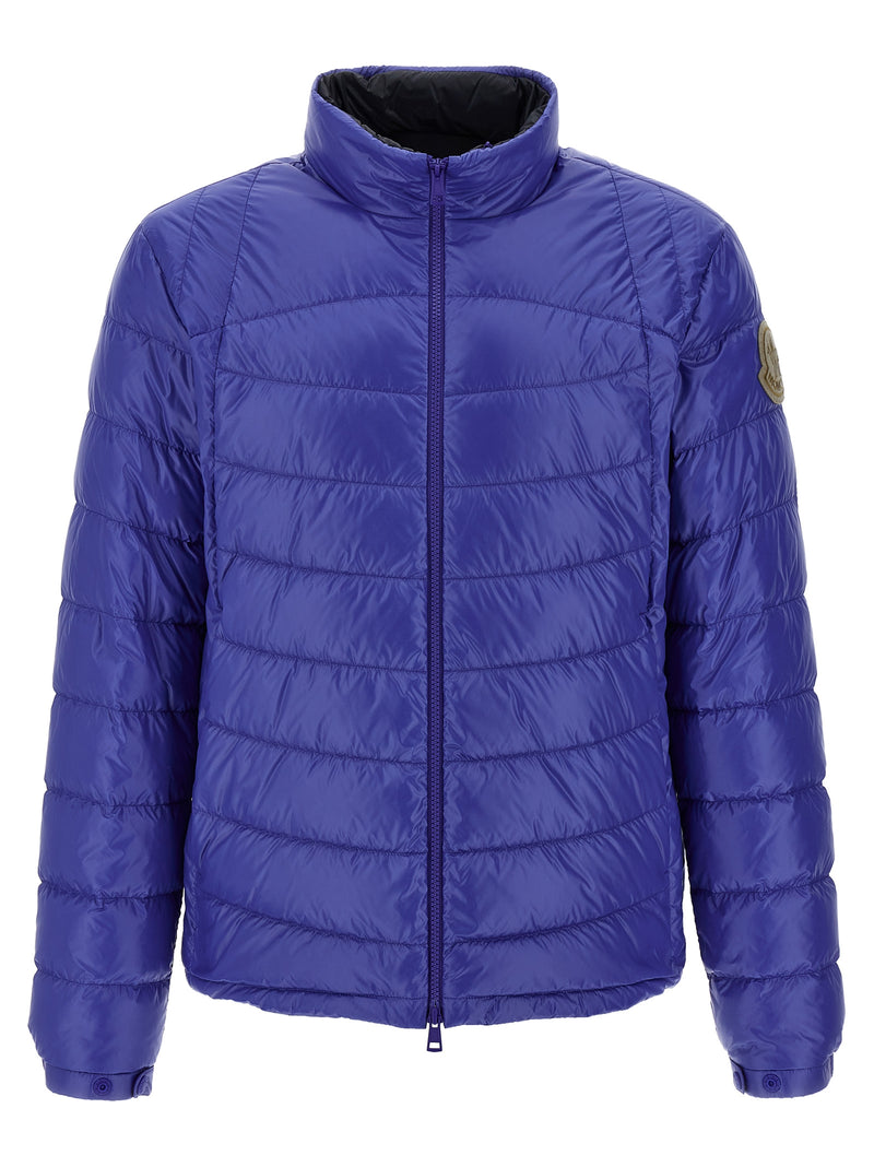 Moncler Galeso Blue Polyamide Full-Length Jacket