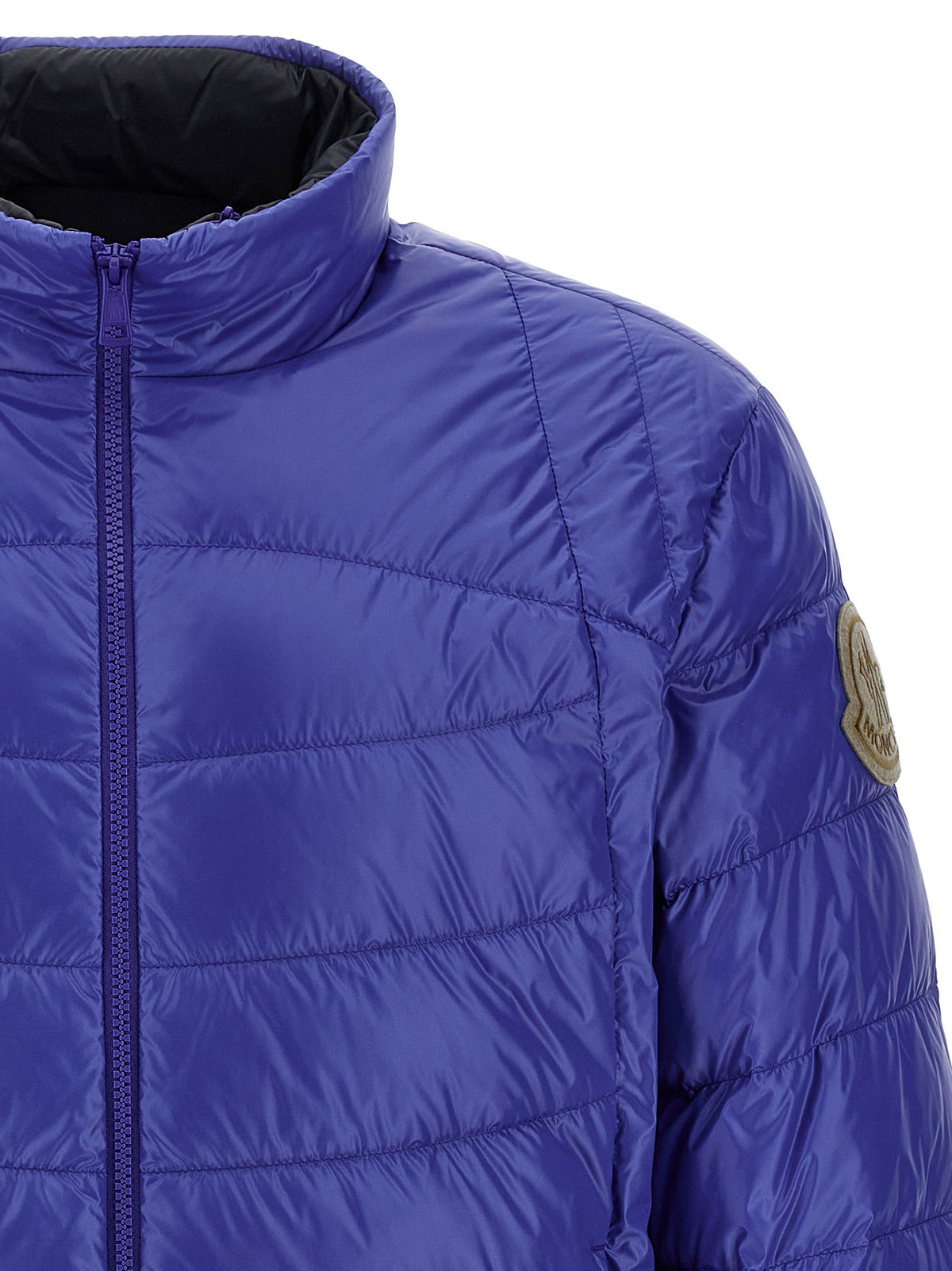 Moncler Galeso Blue Polyamide Full-Length Jacket