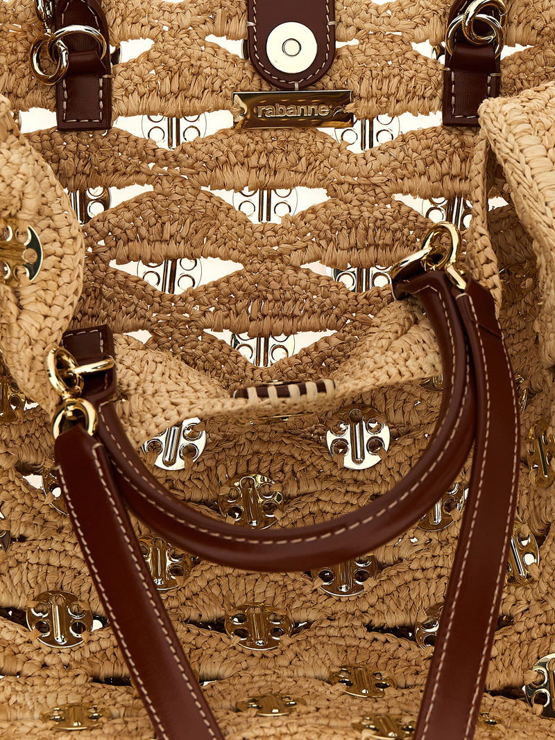 Paco Rabanne 1969 Beige Raffia Handbag