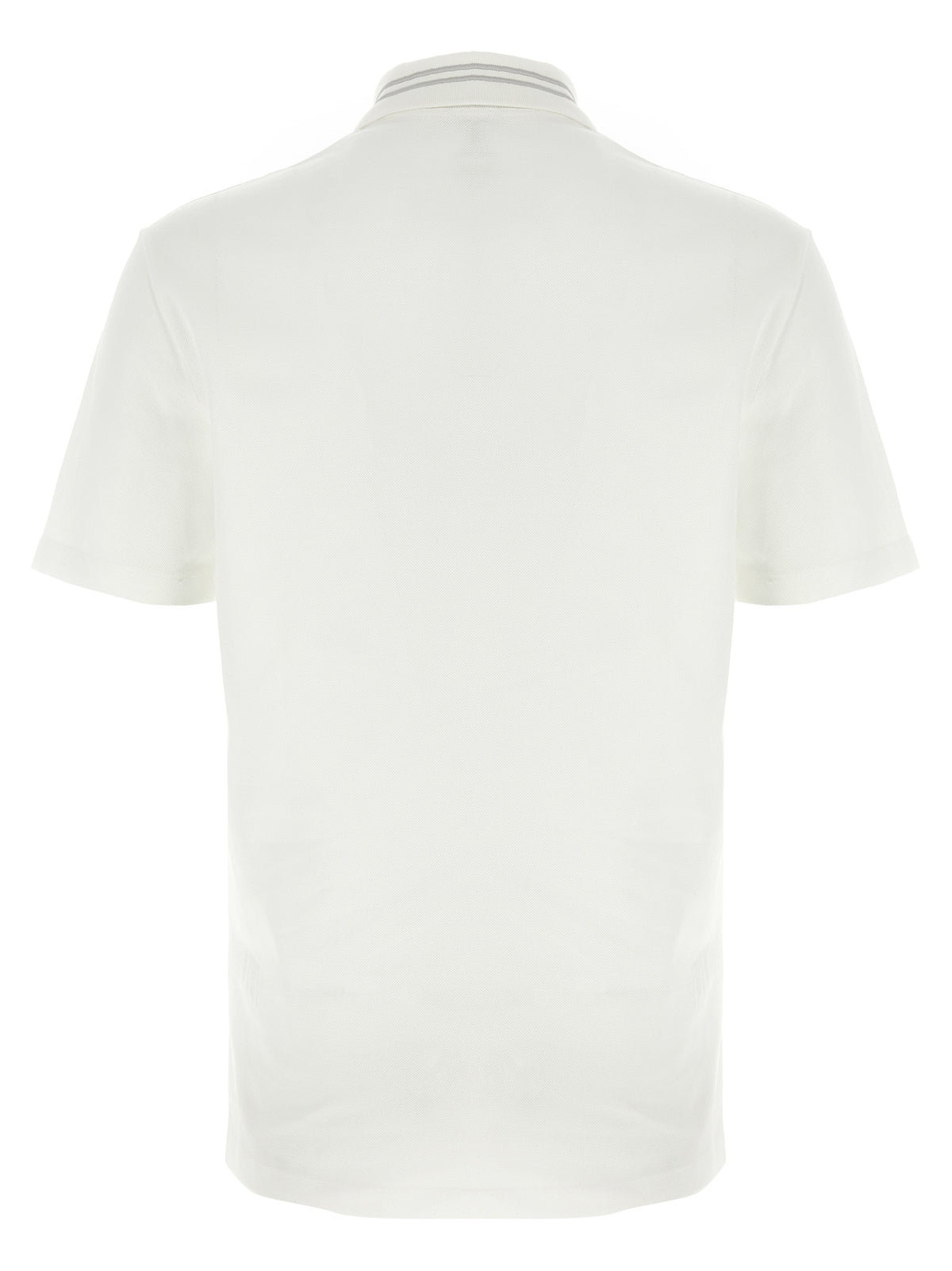 Polo Versace en coton blanc
