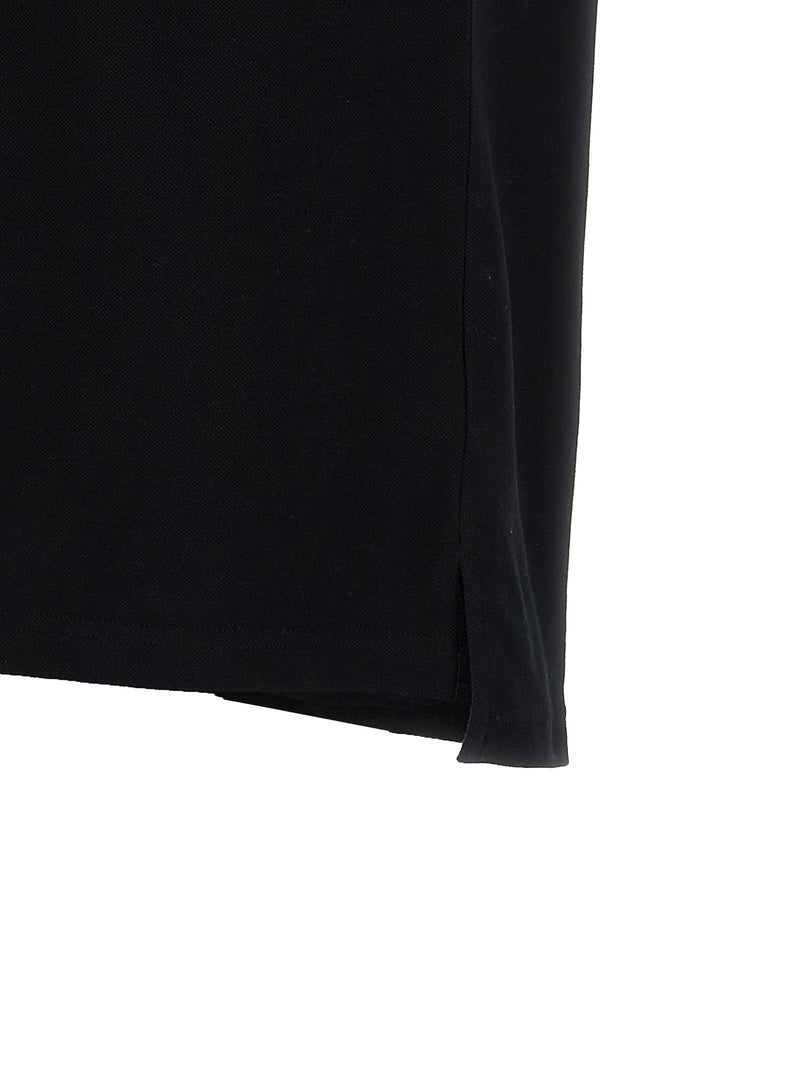 Moschino Black Cotton Polo Shirt for Men