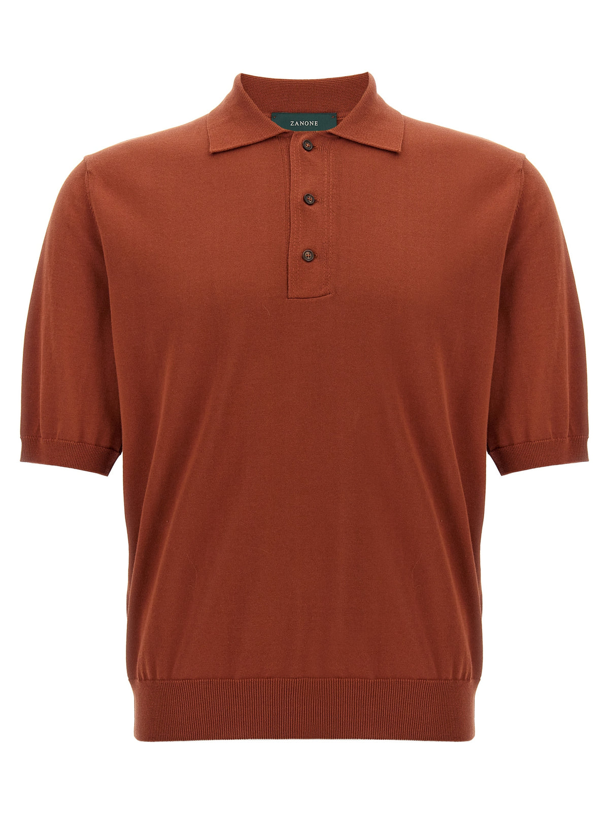 Polo ZANONE en coton multicolore