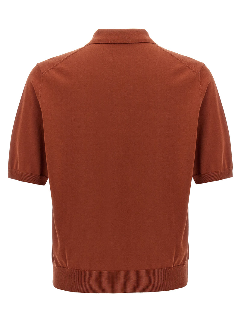 Polo ZANONE en coton multicolore