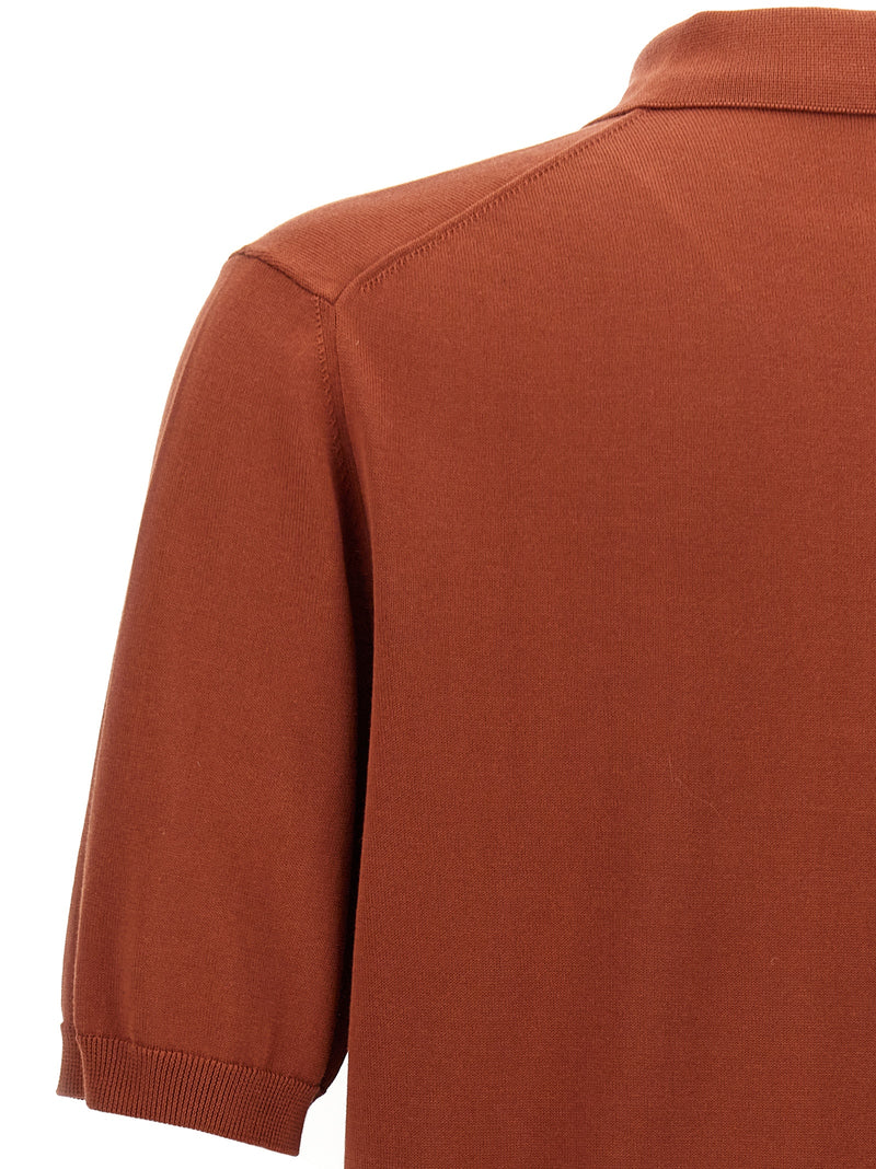 Polo ZANONE en coton multicolore
