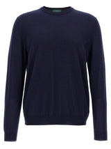 Cardigan ZANONE en Coton Bleu