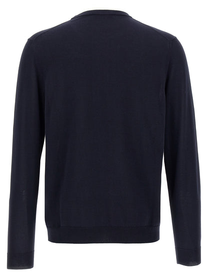 ZANONE Blue Cotton Cardigan