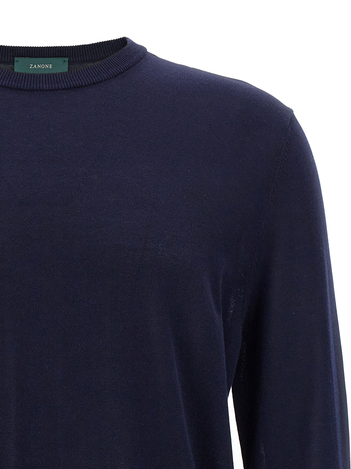 Cardigan ZANONE en Coton Bleu