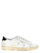 Baskets basses Golden Goose en cuir de vachette bleu