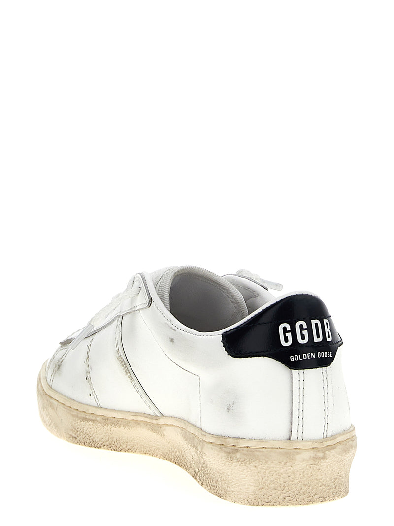 Baskets basses Golden Goose en cuir de vachette bleu