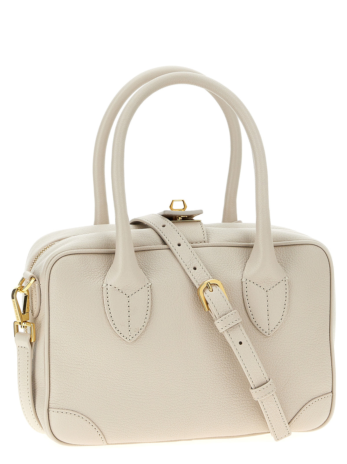 Sac à main Golden Goose en peau de chèvre blanche